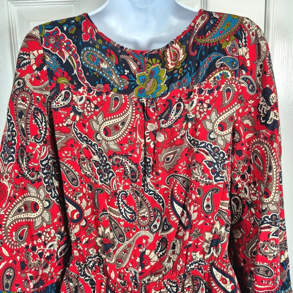 Flying Tomato red floral embroidered mini dress‎ women's large - Picture 7 of 9